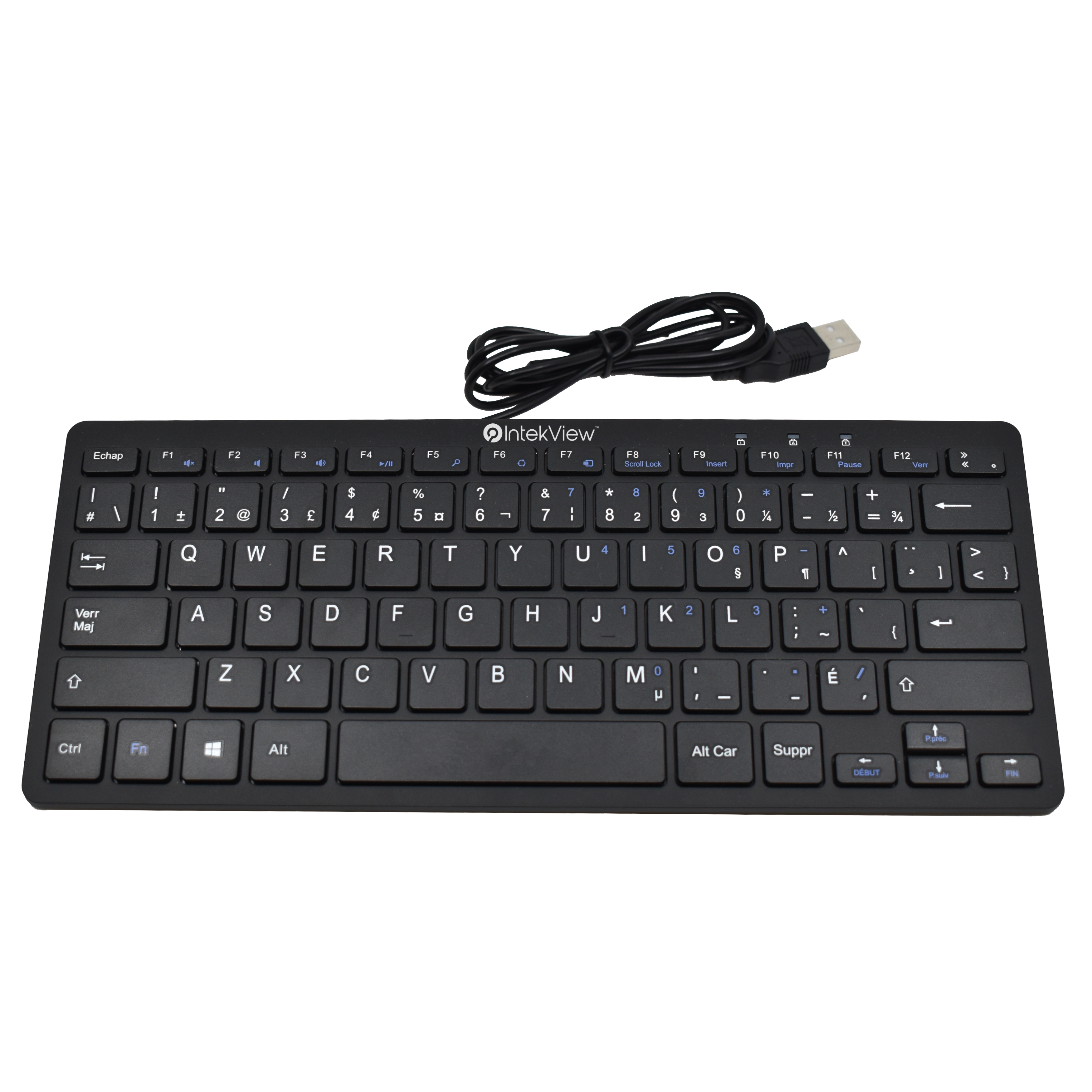 Mini Clavier IntekView Canadian Français Avec Fil 11''
