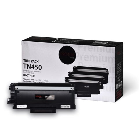 TN450 Trio - Cartouches d'encre Inko