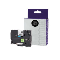 Brother TZeS-241 BK/White 18mm Alternative Extra Strength Adhesive