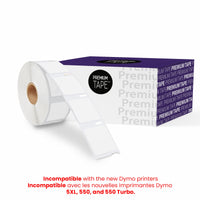 Dymo 30332 White Square Labels 1'' x 1'' (1 x 750 labels)