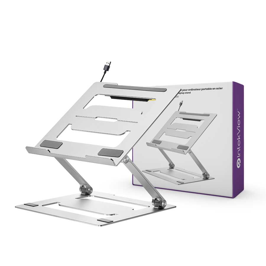 Support pour ordinateur portable en acier
