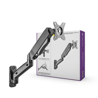 Wall-mounted single-screen monitor arm