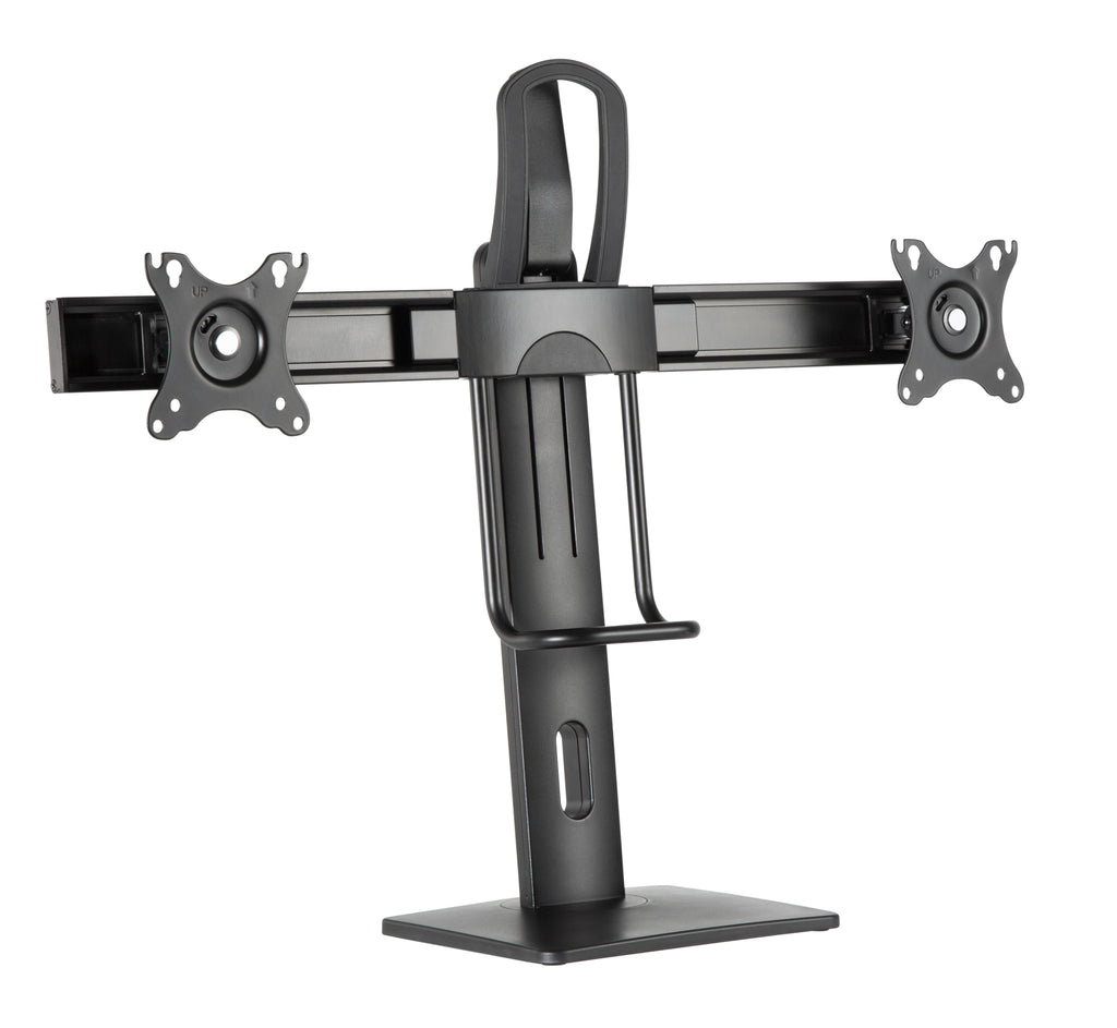 IntekView 2-screen support on easy-to-adjust stand