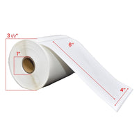 4x6'' Direct Thermal Labels 1''Core (250)