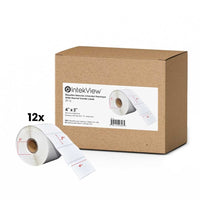 4x2'' Thermal Transfer Labels 1''Core 700/rolls - 12/cs
