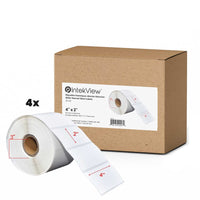 4x2'' Direct Thermal Labels 3''Core 2750/rolls - 4/cs